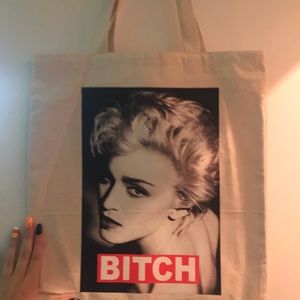 Madonna ❤️ “Bitch” Rare Collectors Tote Bag